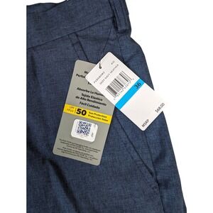 PGA Tour Men's Golf Shorts Deep Navy Heather Size 36 Performance Stretch‎ UPF 50